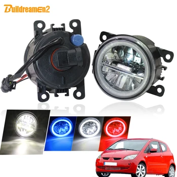

Buildreamen2 Car Accessories H11 LED Fog Light DRL Angel Eye Daytime Running Light 12V For Mitsubishi Colt Hatchback 2004-2012