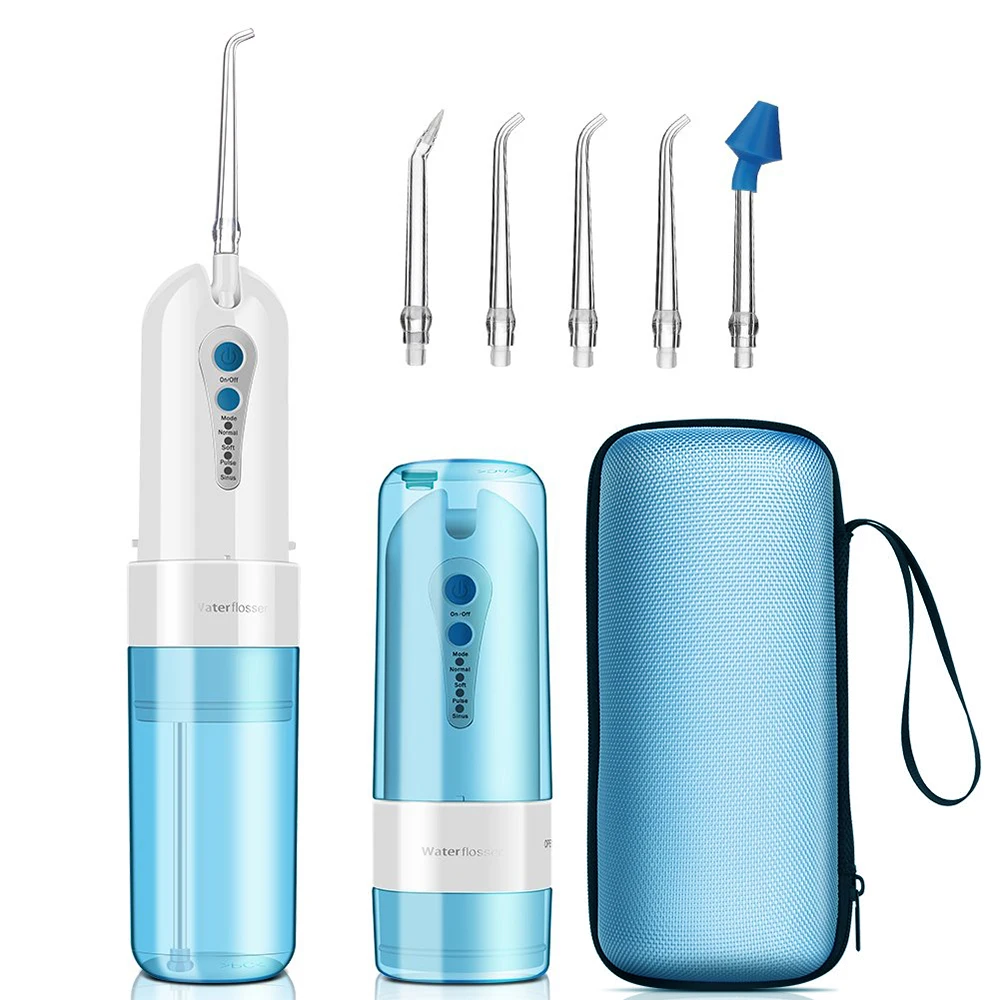 Oral Irrigator USB Rechargeable Water Flosser Portable Dental Jet Floss 150ML Tank Waterproof 4 models Teeth Cleaner | Бытовая техника