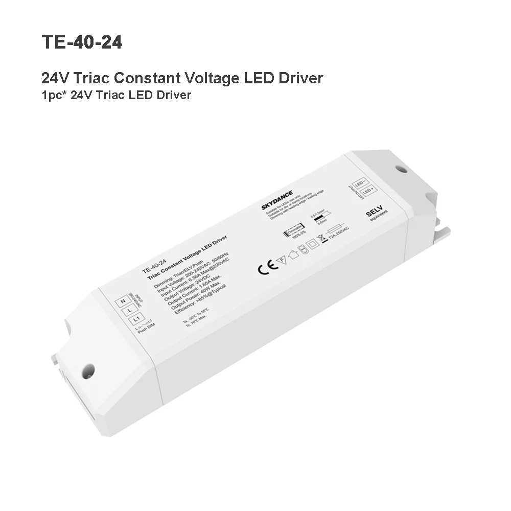 Conduziu o Motorista Escurecem o Motorista de Triac v para dc v para a Fita Triac Constante Regulável w ac 220 12 v 24 Pwm Digitas Que Clara Conduzida 1ch 40 7 12 v 24 v pwm digitas que