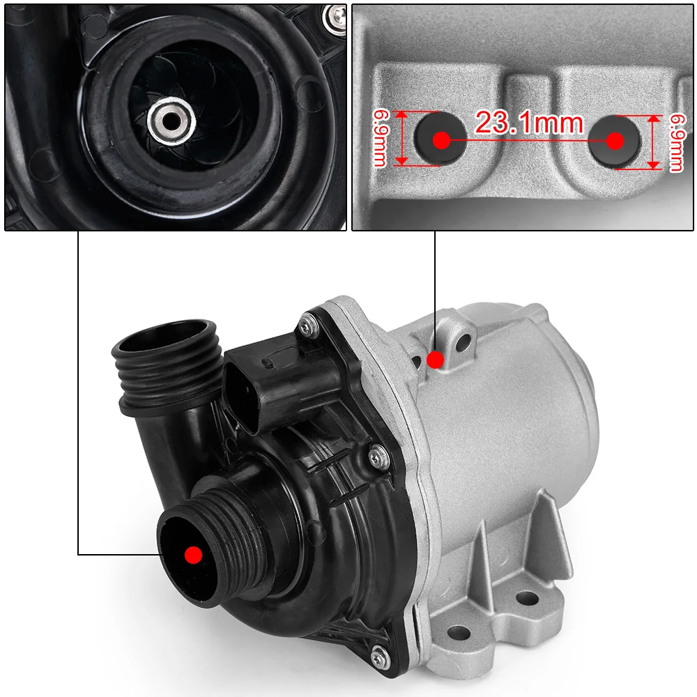 Electric Water Pump Coolant Pump for N54 or N55 3.0L for BMW 535i X5 X1 Z4 X4 X6 X3 11517632426 /11517588885 / 11517563659,cooling water pump