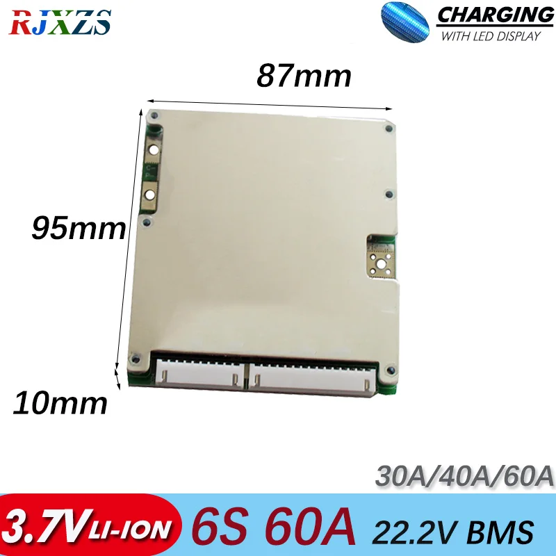 6S 60A BMS Новый Li-Ion литий-ионный PCM с таким же портом для электрического велосипеда