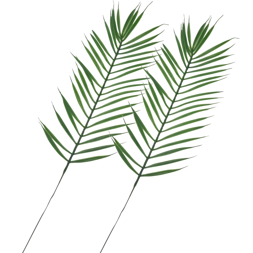 Искусственные пластиковые листья пальмового дерева зеленые листья растения пластиковые горшечные листья бонсай Садовый дом свадебный стол украшения