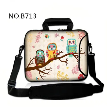

Owls Laptop Messenger Bag Many Designs 7 10 12 13 14 15 17inch Notebook Laptop Sleeve Bag Portatil Zipper Bags Cover Pouch Cases