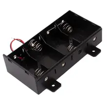 ^^Best Offers 200pcs/lot MasterFire High Quality Wire Leaded Battery Black Plastic Holder Case Box with Cover for 4 x D Size Batteries ^^Best Offers 200pcs/lot MasterFire High Quality Wire Leaded Battery Black Plastic Holder Case Box with Cover for 4 x D Size Batteries