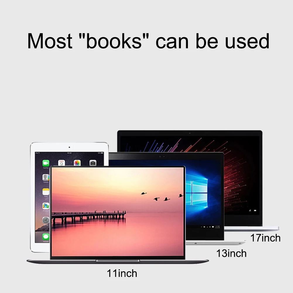  Aluminum Laptop Tablet Stand Portable Stand Tablet Anti-skid Bracket Home Office for MacBook Air Pr