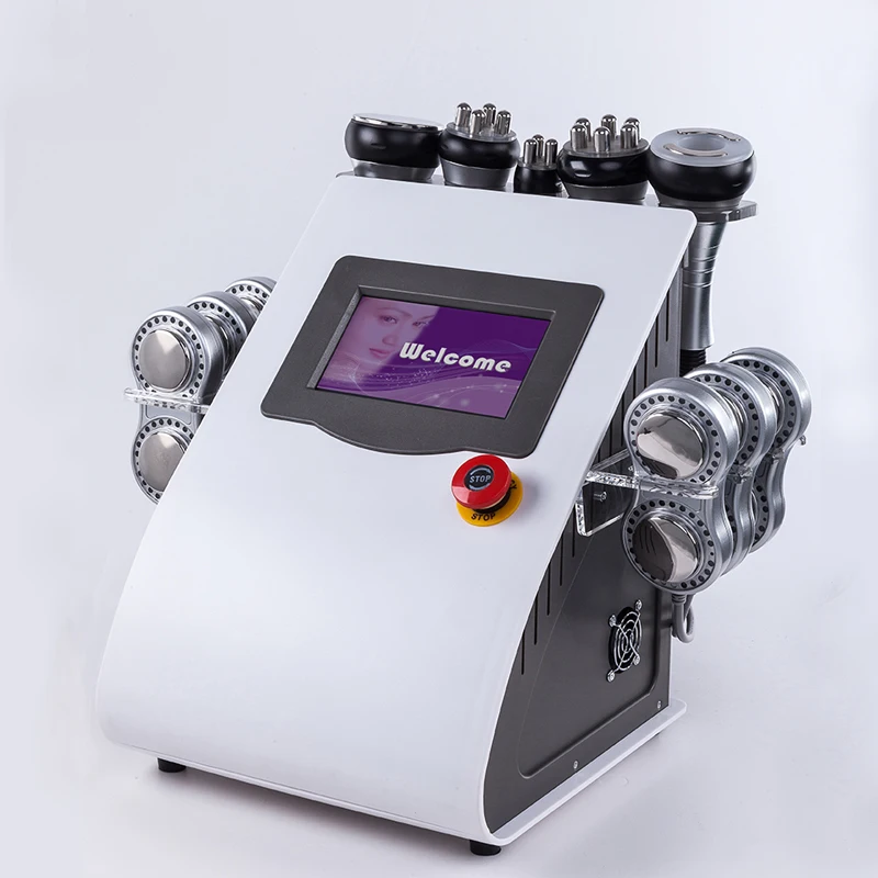 

2019 New 6 In 1 40k Cavitation Weight Loss Beauty Machine Vacuum Multipole RF with EMS Electric Acupuncture Slimming