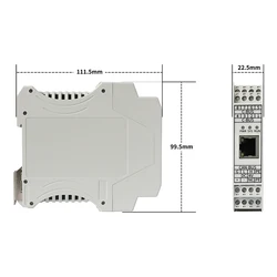 Passerelle Internet industrielle Ethernet Rs232/GCAN GT 410, Interface Canbus prenant en charge les protocoles de Communication Standard, 485 