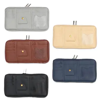 

Car Sun Visor Organizer Registration Document Holder Personal Belonging Storage Pouch Auto Interior Accessory