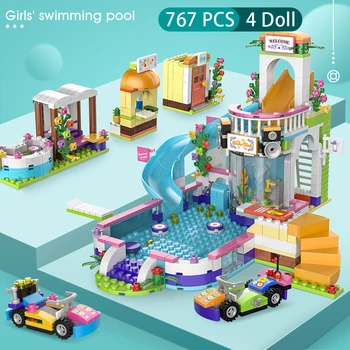 

Good Friends Coffee Hut 443pcs City Building Blocks DIY Toys Figures action figure car house kit constructor bricks Girls Toys