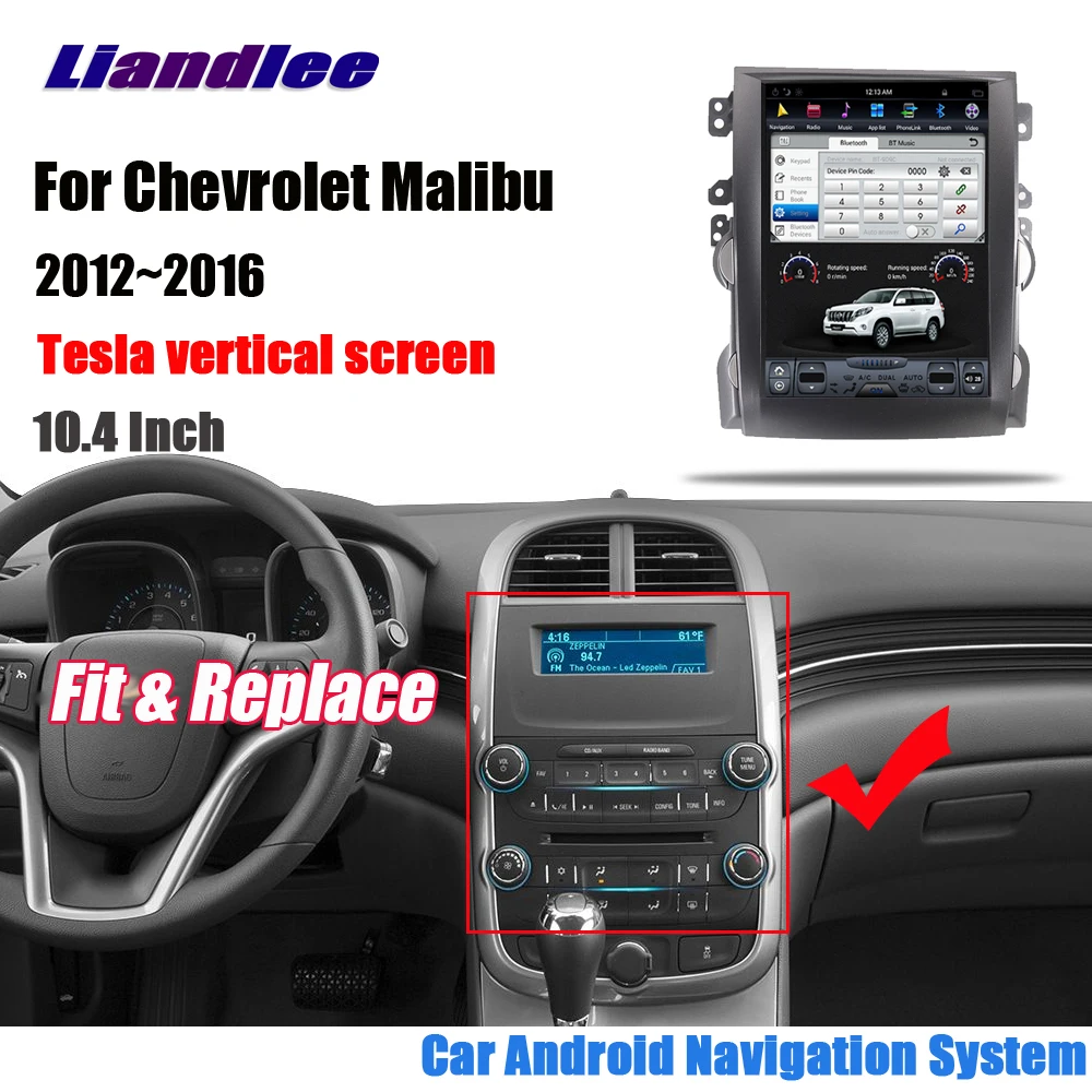 Liandlee Android для Chevrolet Malibu 2012~ стерео автомобильный Tesla вертикальный экран Carplay BT gps-навигатор карта камера медиа