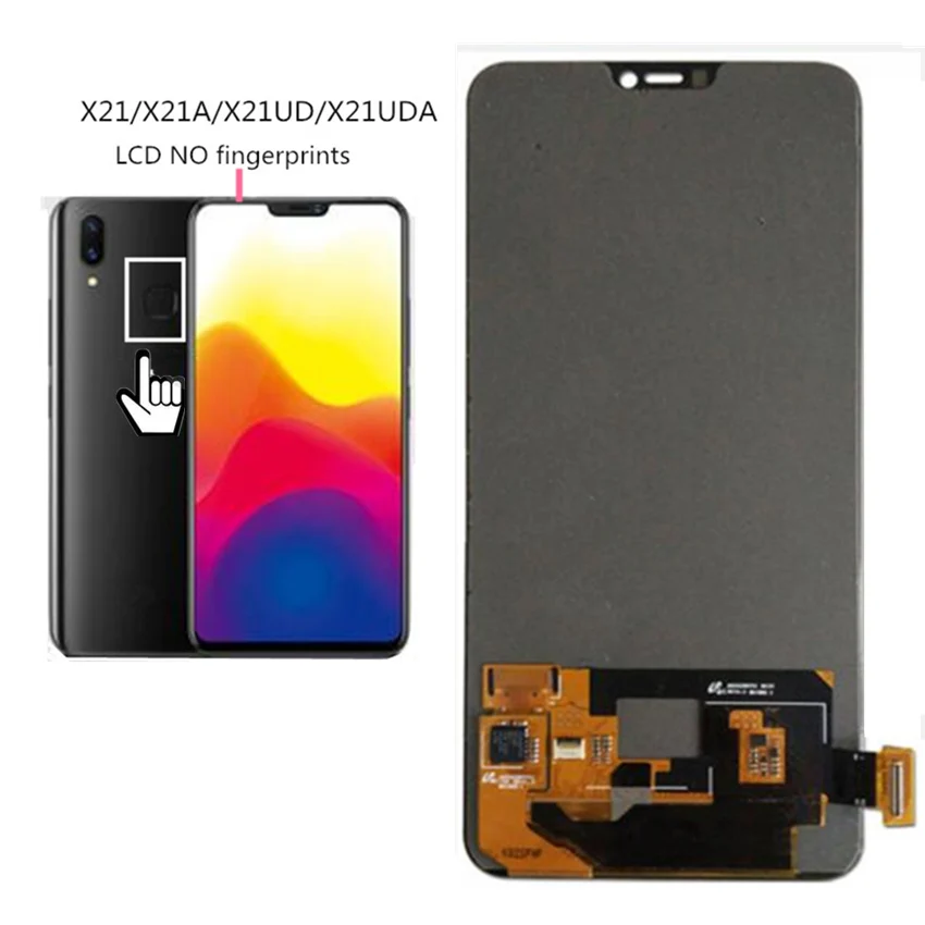 ЖК дисплей и сенсорный экран для vivo X21 X21A X21UD X21UDA|Экраны мобильных телефонов| |