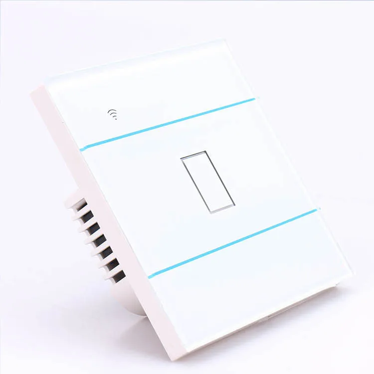 

EU Standard Smart tuya 1 Way Home Wireless WiFi Wall Light Touch Switch Panel Wall interruptor,Need Neutral line,Diamond pattern