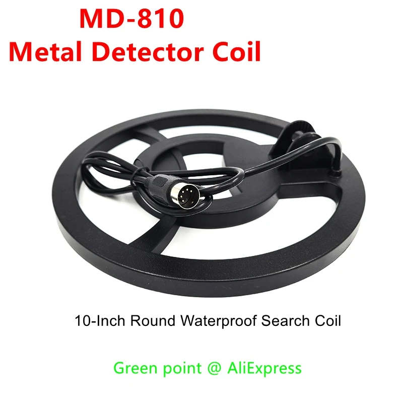 10 – Inch Round Waterproof  MD – 810 Metal Coil For Professional Underground Metal Detector For Searching On The Shallow Water