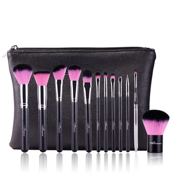 

High Quality New 12Pcs Makeup Cosmetic Foundation Makeup Brushes Kit With A Brush Bag