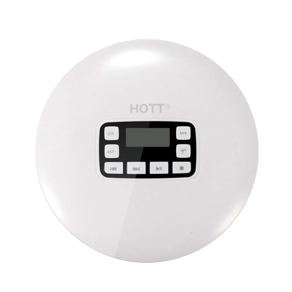 

Language Learning Home Adults Students Headphone Jack Listenning Music Bluetooth CD Player Gift LED Display Portable Wireless