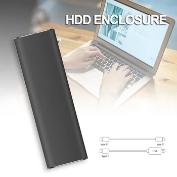 

Nvme Enclosure M.2 PCI-E SSD M Key To Type-C USB 3.1 Gen2 External Adapter Case Durable H-best