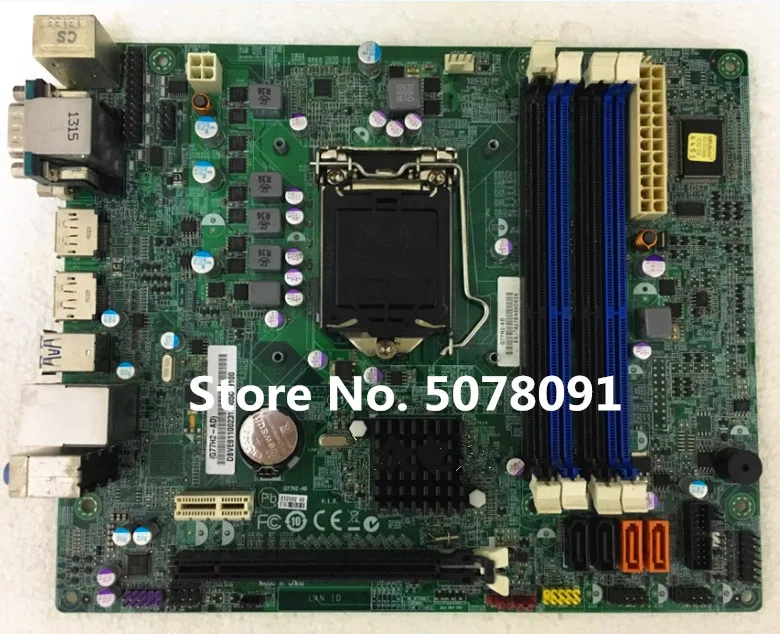 Настольная материнская плата для acer Q77H2-AD 1155 DDR3 Q77 системная | Компьютеры и офис