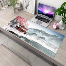 

Custom Pad Cherry Blossom Flower Mouse Pad Gamer Mouse Mats Xxl Mousepad Cute Desk Accessories Mat Gaming for Pc Mause Protector