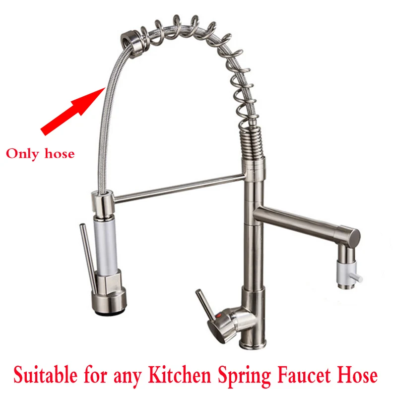 

POIQIHY Faucet Hose Kitchen Spring Faucet Pull down Hose nylon