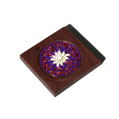 

Ebony wood Chinese Teacup Tray Home Kung Fu Tea Set Accessories Insulation Tea Mat Tea Set Accessories Teaware Free Shipping