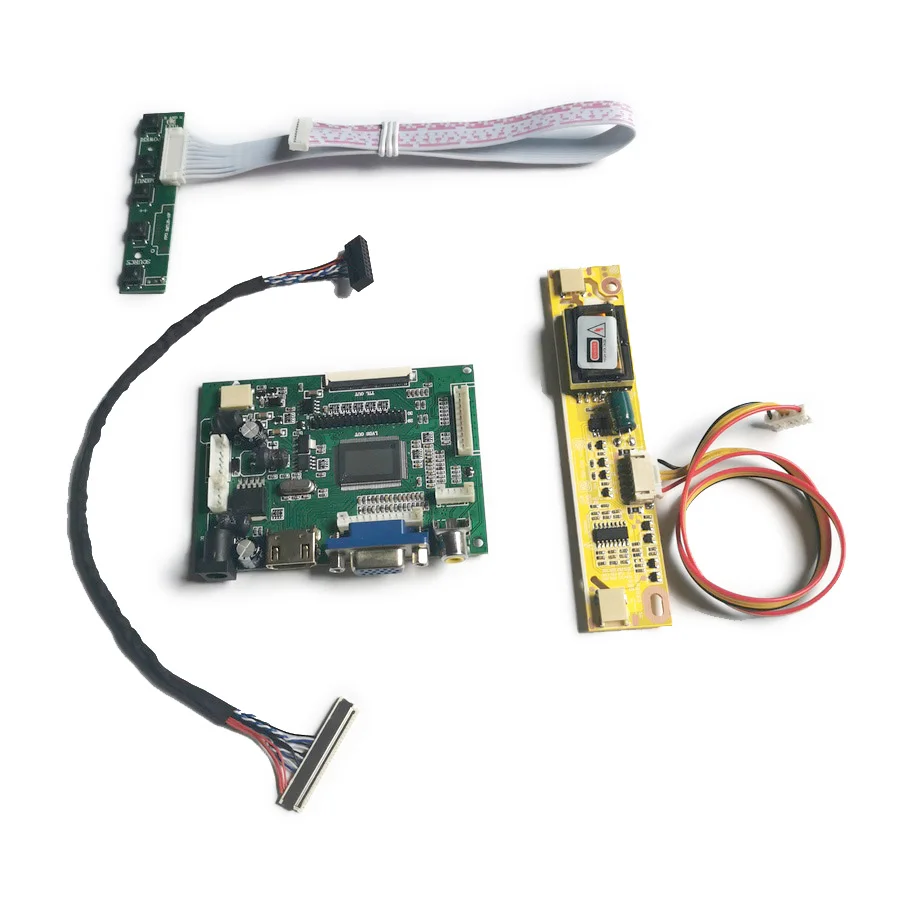 2-CCFL DIY kit 30-Pin LVDS +VGA+AV LCD screen 1024*768 fit LQ150X1LAP5/N150X7/TX38D88VC1GAA/B display controller drive board | Компьютеры