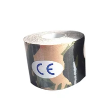 Поддерживающая спортивная лента целебная смесь хлопка футбольная Атлетическая дышащая защита мышц эластичный клей облегчение боли удар восстановление