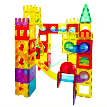 

New 108-piece DIY Designer Educational Fun Toy Magnetic Tracks Building Puzzle Building Blocks Toy Structure Toy Accessories