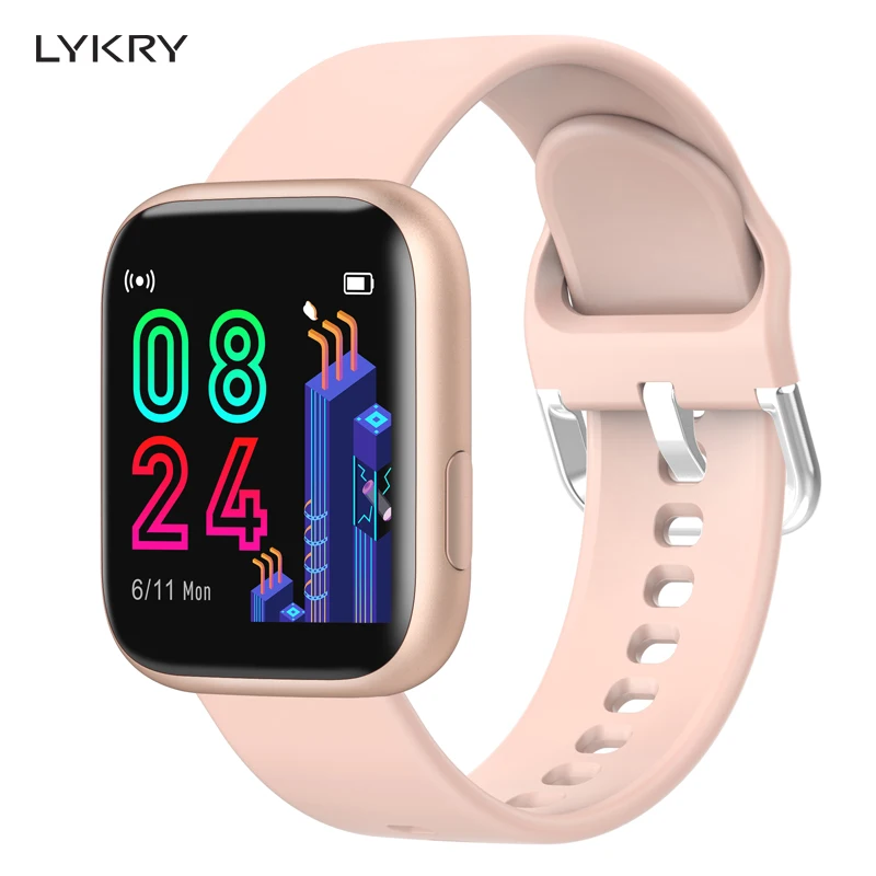 LYKRY P4 спортивный смарт-браслет Bluetooth кровяное давление монитор сердечного ритма для мужчин и женщин Смарт-часы для Xiaomi Android iOs