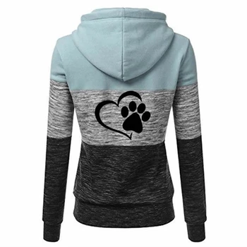 

Letters Print Hoodies For Women Splice Sweatshirt Femmes Hoodies Sweatshirts Kawaii Casual Pattern Printing Hoody Street Thick