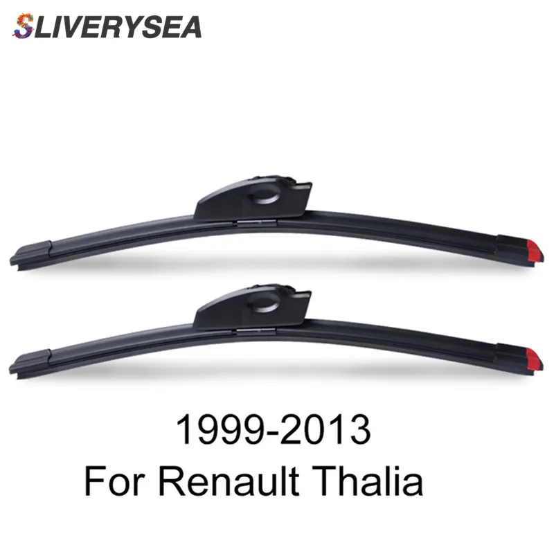 

SLIVERYSEA Replace Wiper Blade for Renault Thalia 1999-2013 Silicone Rubber Windshield Windscreen Wiper Auto Car Accessories
