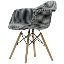 Нордический Ims Baijia тканевый стул мягкая ткань пластиковый обеденный стул спинка стул простой современный Повседневный кофейный стул