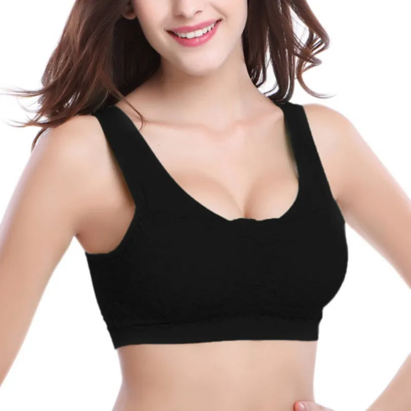 Lady Bra Seamless Fill Tank Top Workout Lace Bottom Yoga Sports swimwear | Спорт и развлечения