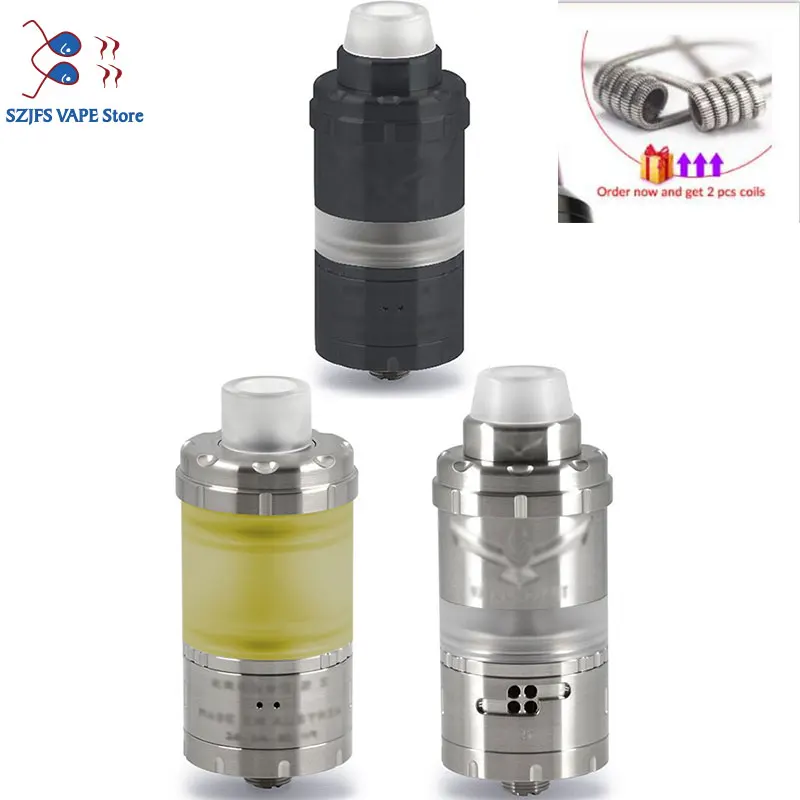 Атомайзер Vapor Giant Kronos 2S rta MTL/DL 23 мм 4 мл резервуар для вейпа 316SS электронная сигарета