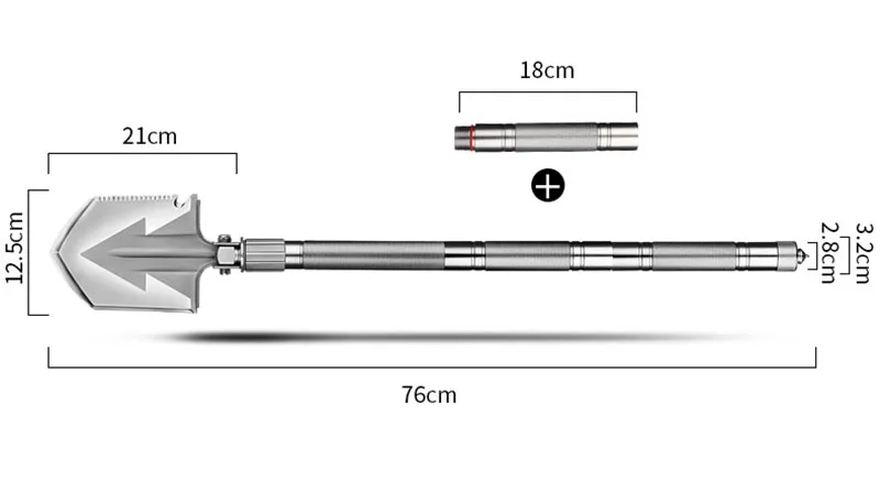 Походная тактическая лопата, Мультитул, складная лопата, подъемная Лопата для кемпинга, пеших прогулок, рыбалки, альпинизма, аварийный инструмент