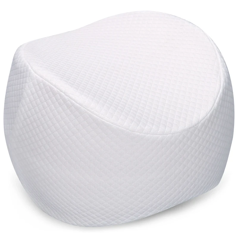 Memory Foam Cotton Knee Wedge Pillow Slow Rebound Leg Pillow for Back Hip Legs Knee Sleeping Leg Pad Support Cushion