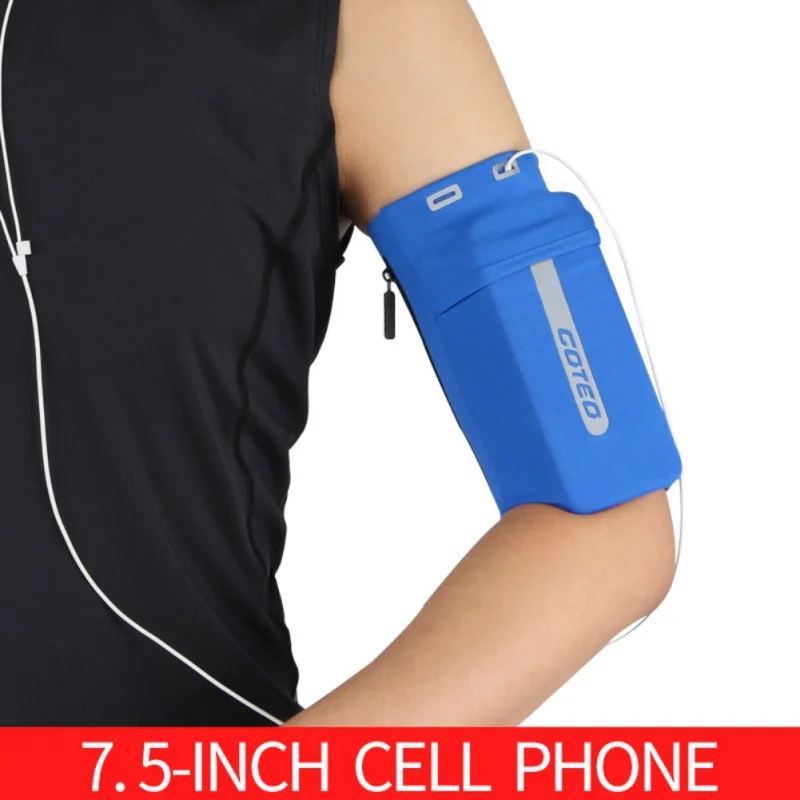 

Outdoor Running Mobile Phone Arm Bag Casual Elastic Arms Set Body Sports Sleeves Reflective Wrist Bag Equipment