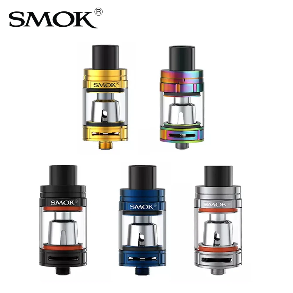 100% Оригинальный бак Smok TFV8 Baby емкостью 3 0 мл с катушкой V8 Q2 T8 22 мм атомайзер