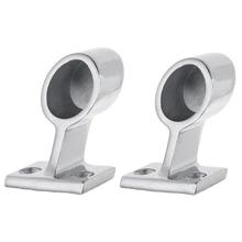 Лодка Труба база Морская Лодка 60 ° поручень трубы база 316 нержавеющая сталь фитинг Поддержка 22 мм 25 мм судовое оборудование