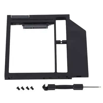 

Ultra-Thin Abs Notebook Optical Drive Bay Hard Drive Bay 9Mm Thickness Sata3 To Sata3 Interface Bracket