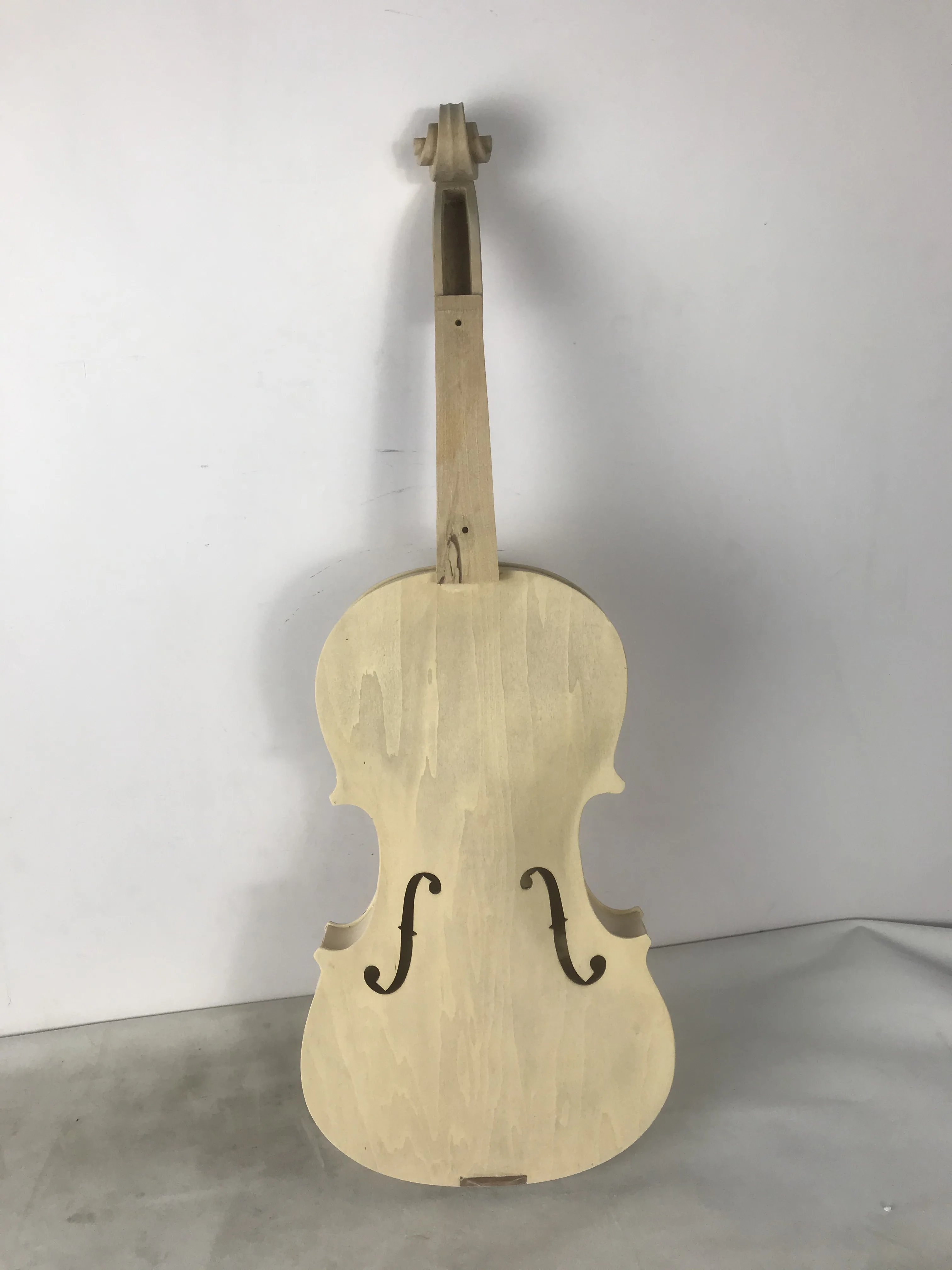 

Plywood Unfinished Violin 4/4 with Trangle Foam Case Handmade Unvarnished Semi Finished White Violin Beutiful Good Quality