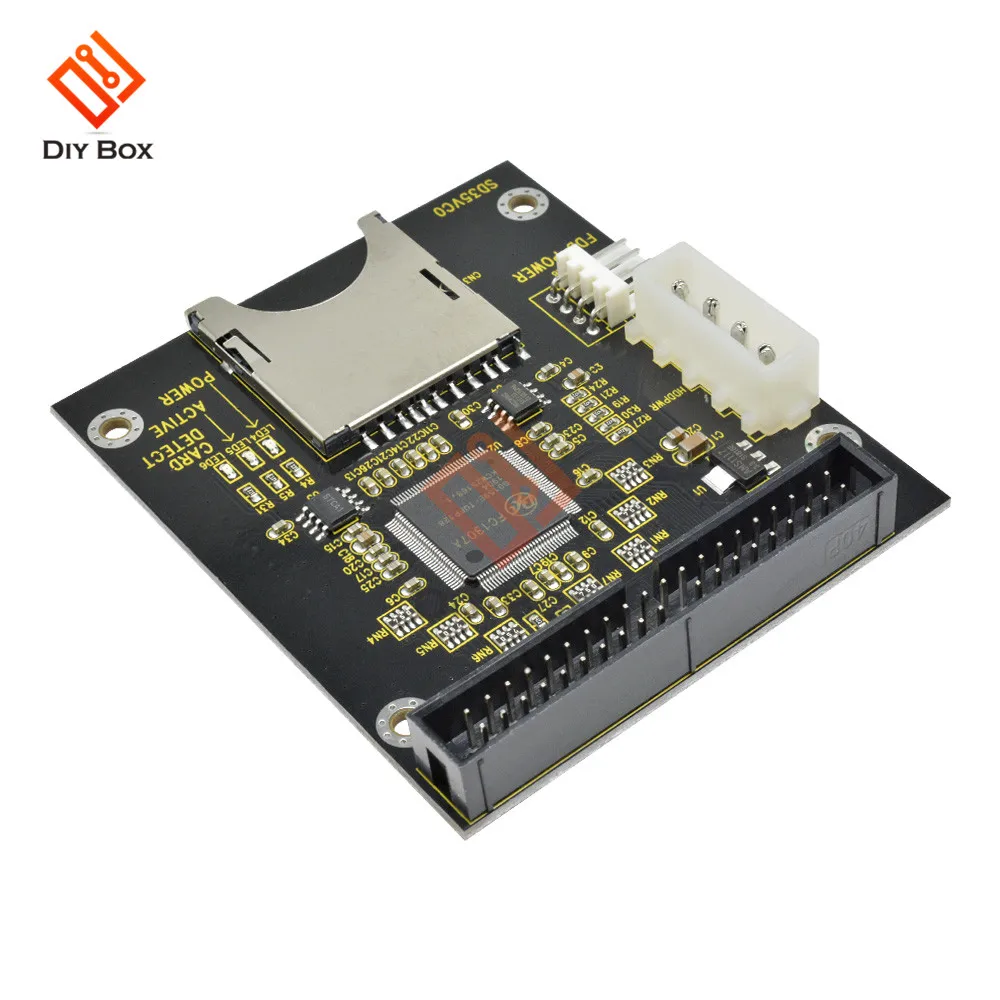 Sd-карта для IDE3.5 адаптер материнской платы карта большой емкости 5 в поддерживает до 128 ГБ SDXD карта 1309 чип Стандартный ATA IDE интерфейс