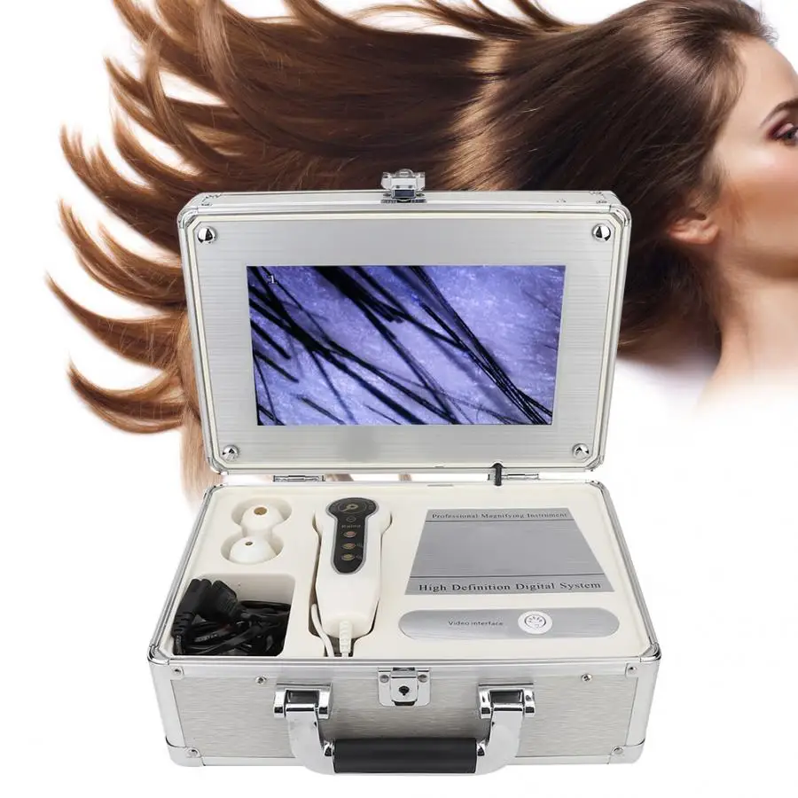 Massage 10.1inch Box-Type Scalp Hair Follicle Facial Skin Detector Hair Analyser Machine Digital Skin Health Detection