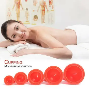 

12Pcs/Set Vacuum Cuppings Silica Gel Massage Cupping Silicone Absorption Moisture Device Cupping Device Spacious W3W0