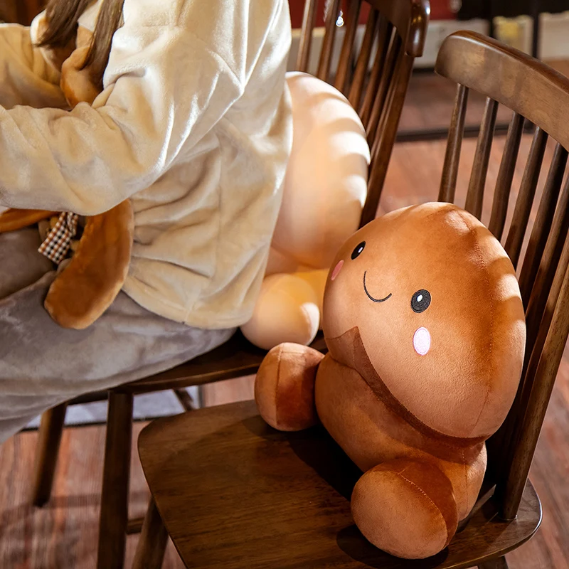 Soft Plush Penis Pillow Toy for Car Home Decoration