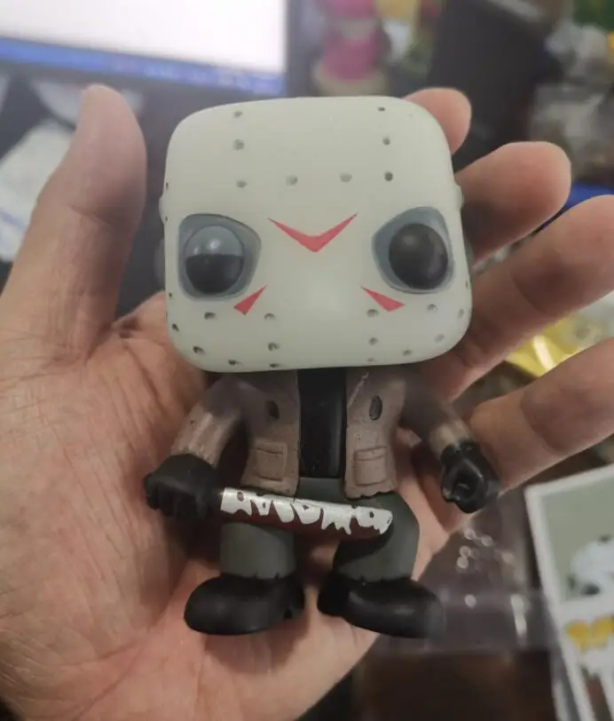 Виниловая модель куклы Jason Voorhees Friday the 13th Character светящаяся в темноте | Игрушки и