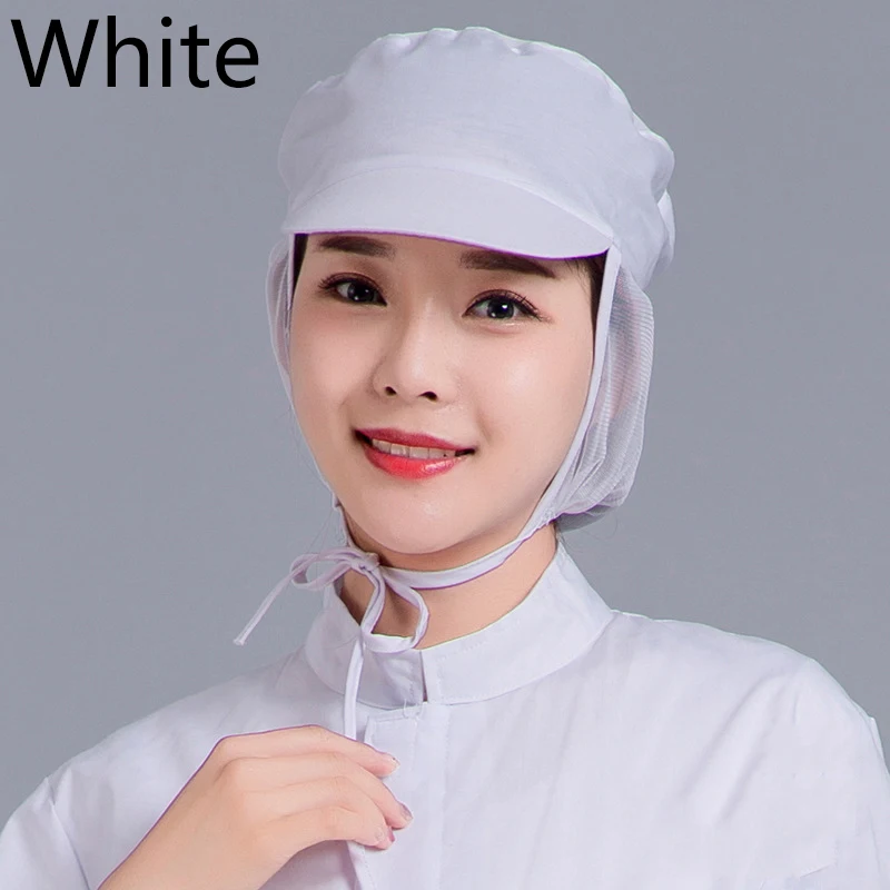 Women Men Mesh Visors Caps Chef Waiter Work Wear Hat Kitchen Restaurant Bakery Men Women
