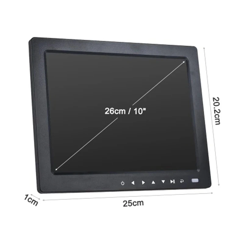  FULL-10 Pollici HD Desktop di Album di Digital Photo Frame/Immagine di Visualizzazione/1080 P MP4 V