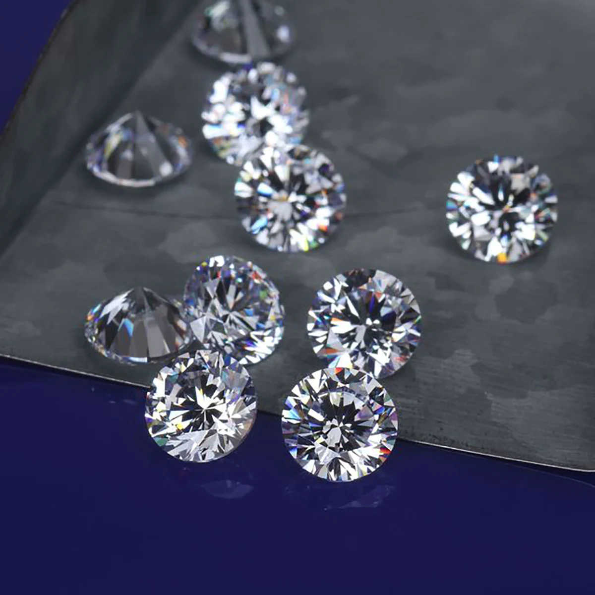 340PCS Loose Gemstones Small Moissanite Stone 0.8mm To 2.9mm D Color VVS1 Excellent Cut Loose Beads For Jewelry Making