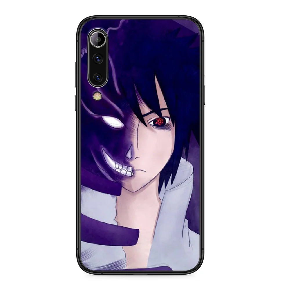 Чехол для телефона Naruto Uchiha Itachi Sasuke eye Xiaomi Mi 6 8 A1 Note3 A2 9 CC9 9T A3 MIX 2S 3 Lite SE Pro black Etui