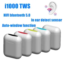 I1000 наушники-вкладыши tws с 1:1 Беспроводной наушники bluetooth 6D супер бас PK i200tws W1 H1 чип pk i10 наушники-вкладыши tws с i20 i60 i80 i100 i200 i500 i1000 наушники-вкладыши tws